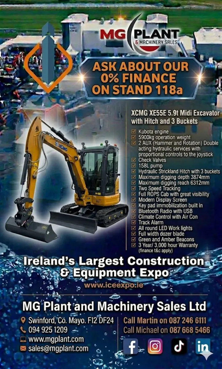 See the XCMG XE55E at Ice Expo - Image 1