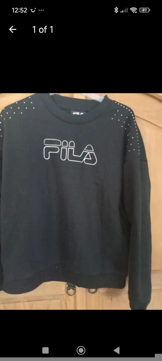Ladies fila sweatshirt size 10