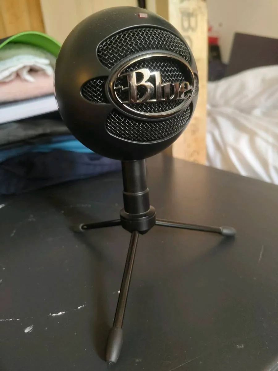 Blue Snowball Ice USB Microphone  Black Blue