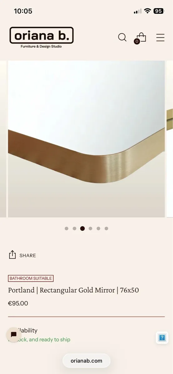 Gold Mirror - Image 2