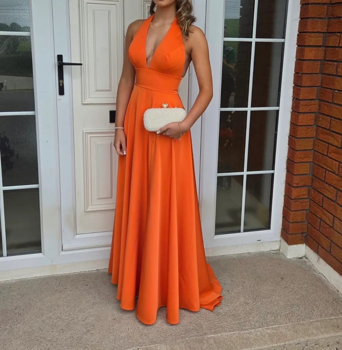 Orange dani’s closet debs dress - Image 1