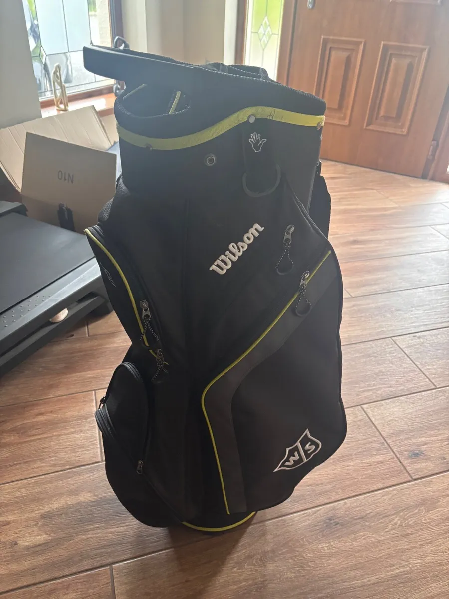 Wilson Staff Black and Lime Green golf bag - Image 3
