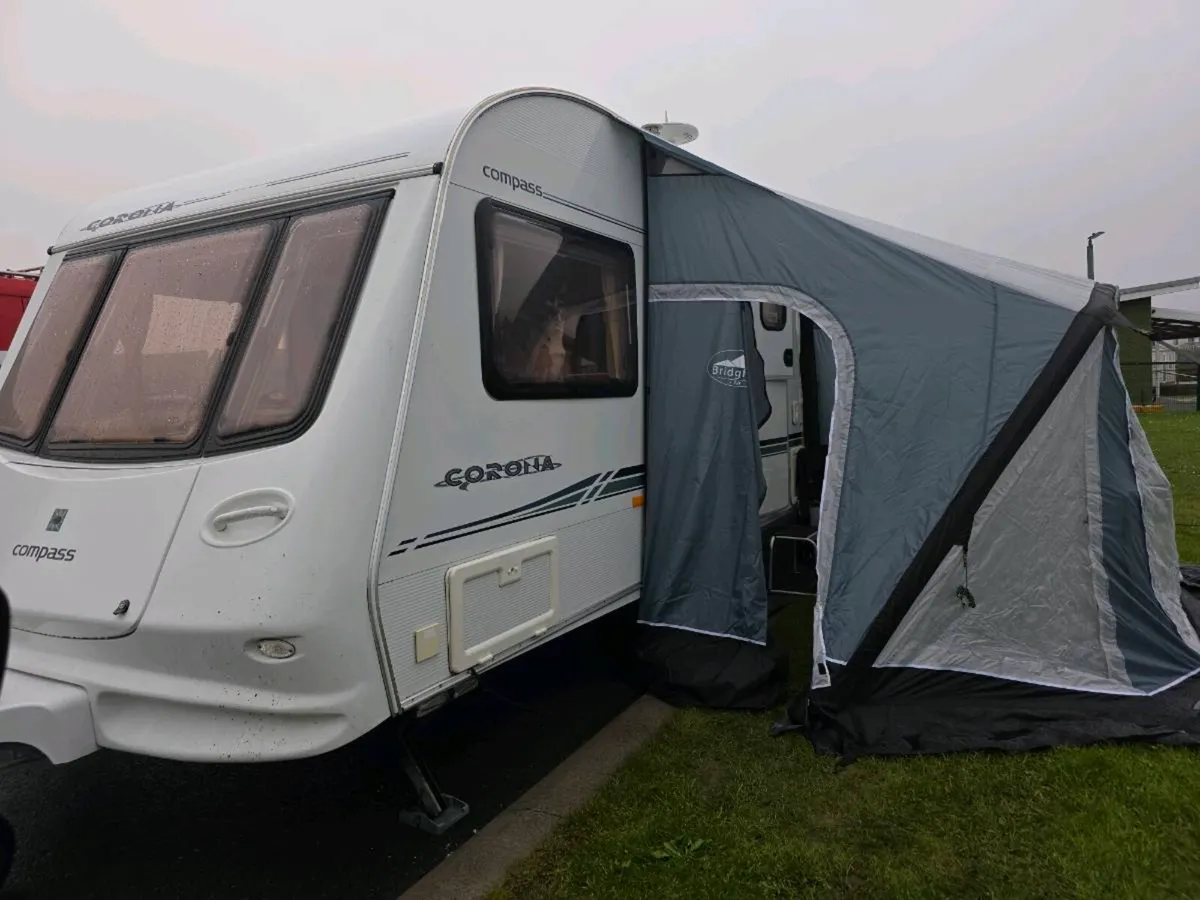 2 Berth Caravan with Awning - Image 1