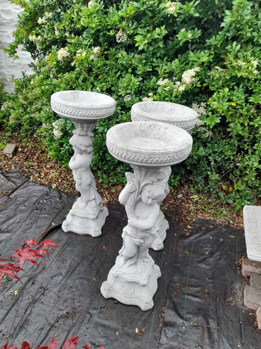 3 Benches and Bird baths - New - Only 85 Each - Image 2