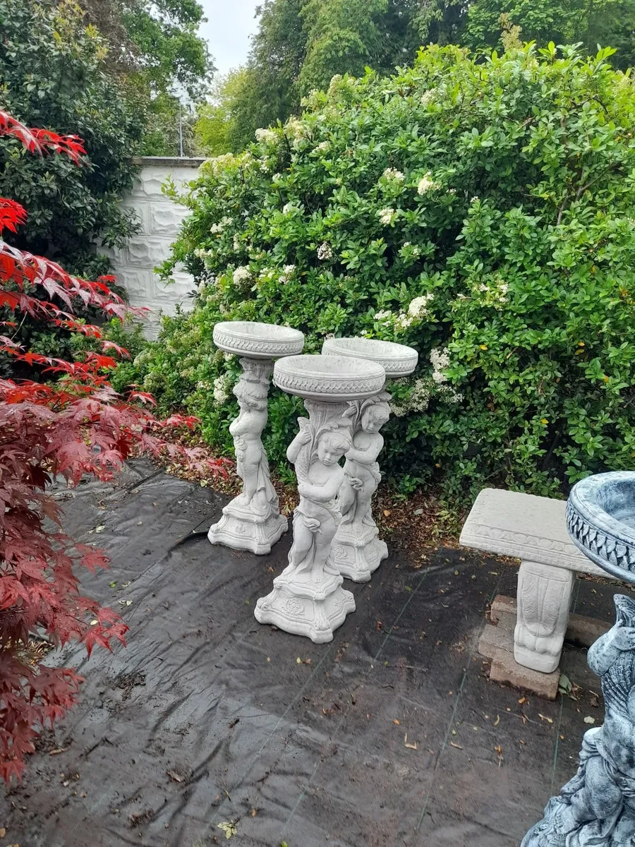 3 Benches and Bird baths - New - Only 85 Each - Image 4