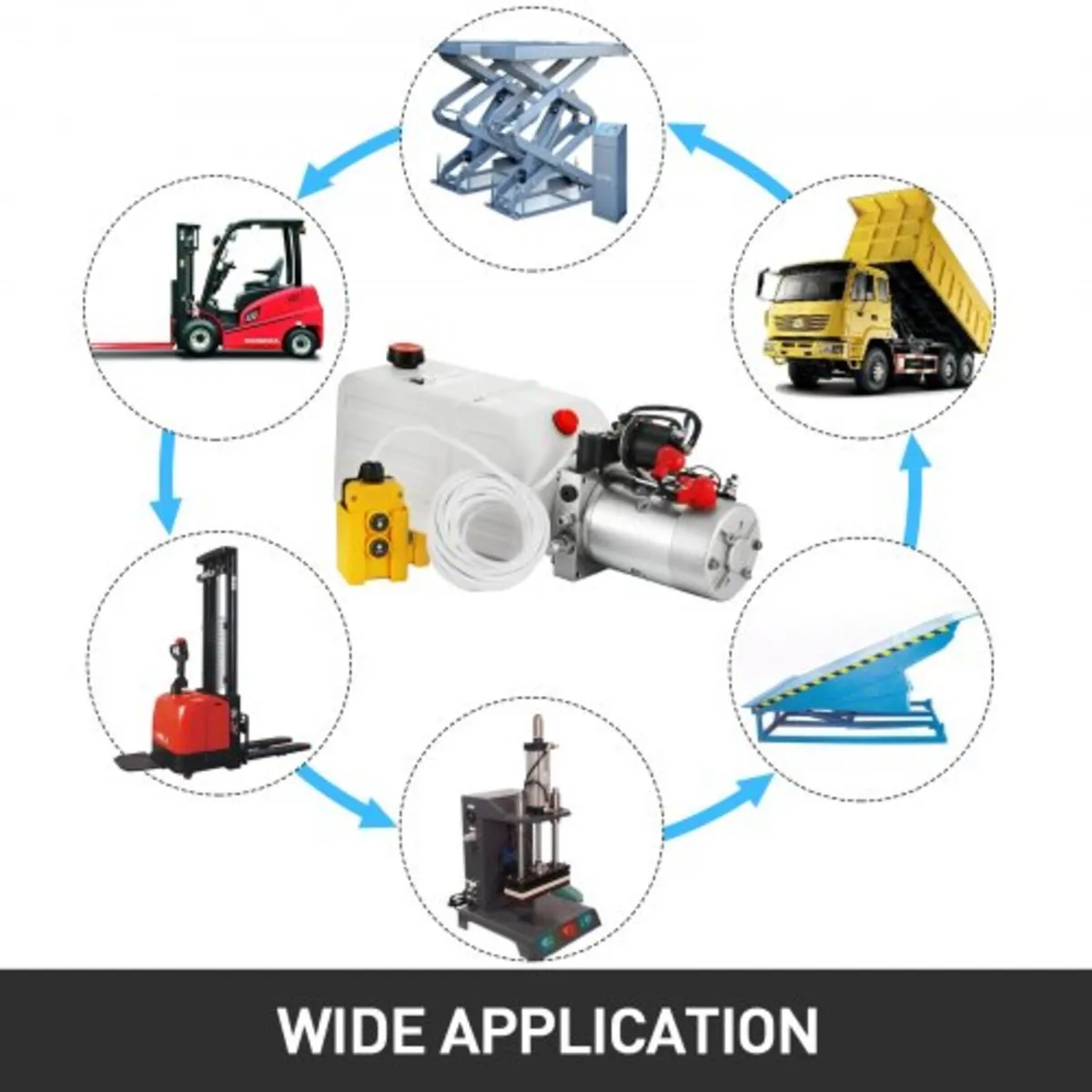 Hydraulic Pump 12v Single Action Hydraulic Pump Du - Image 3