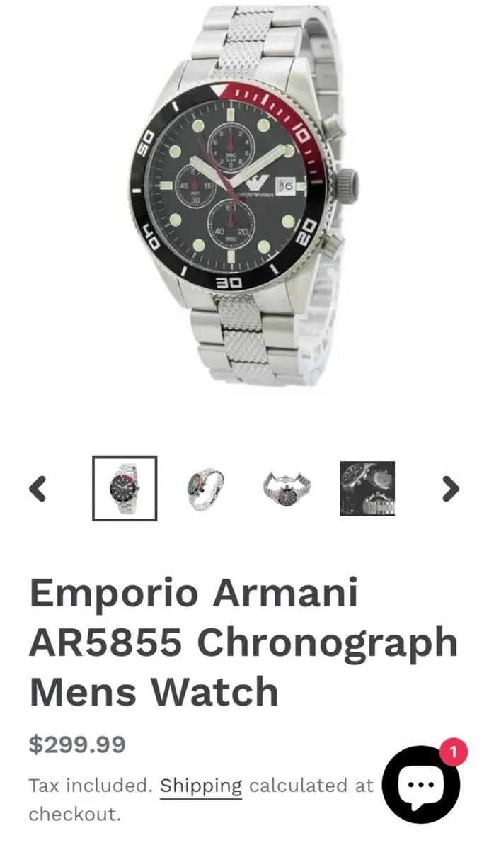 Emporio Armani Chronograph Watch ( Men’s ) - Image 2