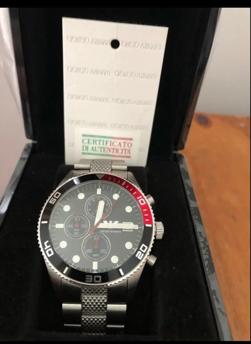 Emporio Armani Chronograph Watch ( Men’s ) - Image 1