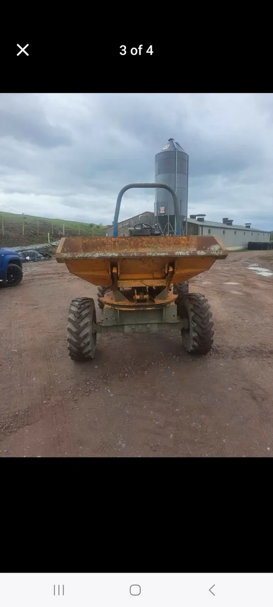 Terex 3 tonne swivel dumper - Image 3