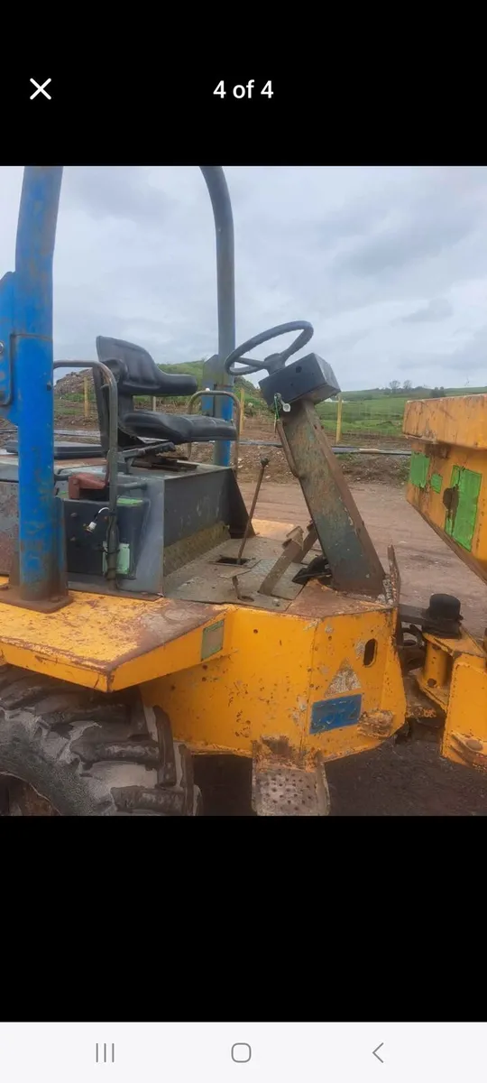 Terex 3 tonne swivel dumper - Image 4