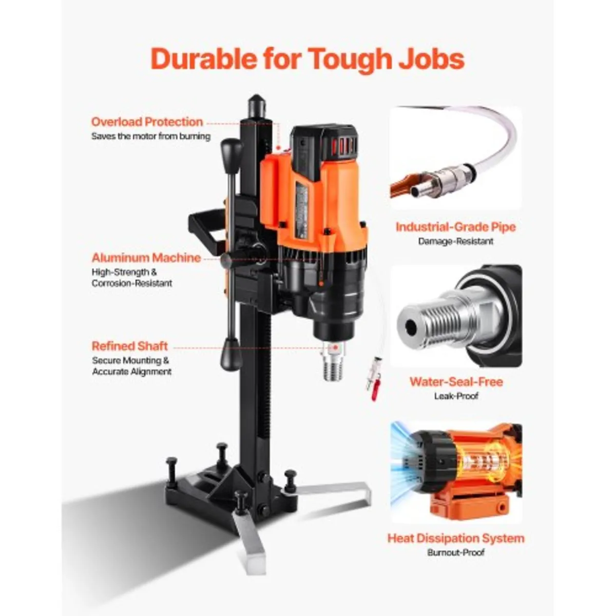 Core Drilling Machine, 20-200 mm Drilling Diameter - Image 2
