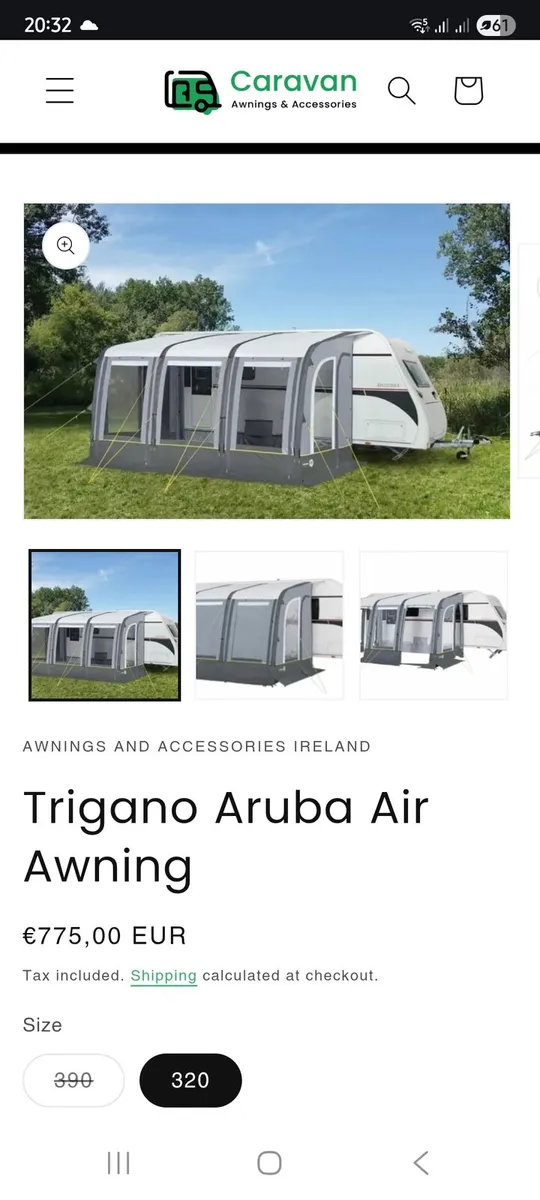 Trigano Aruba 390 Air Awning - Image 3