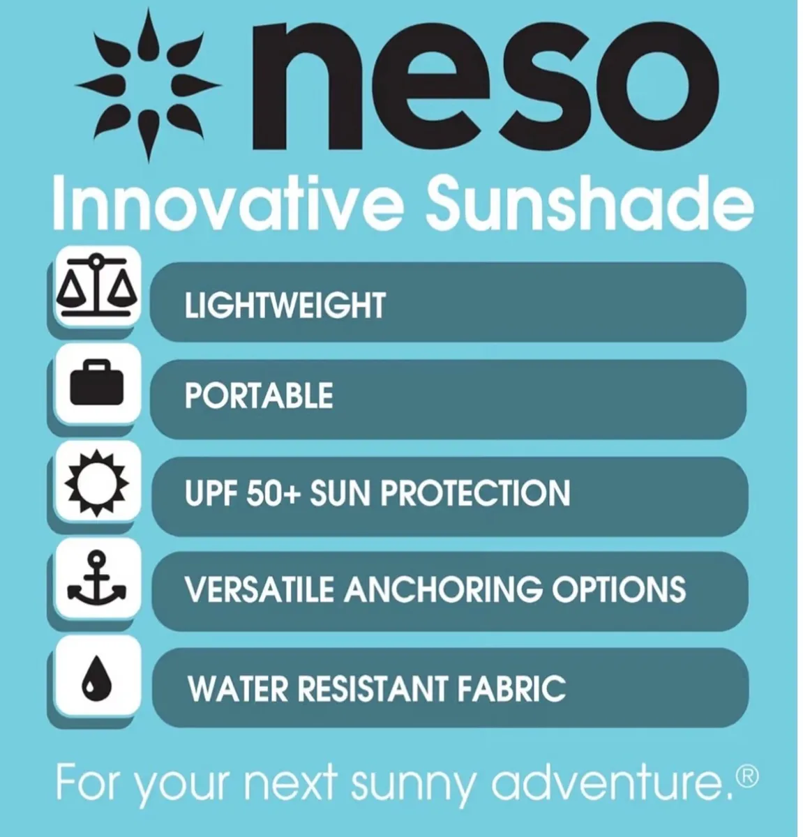 Original Neso Grande Beach Tent Brand New - Windp - Image 4