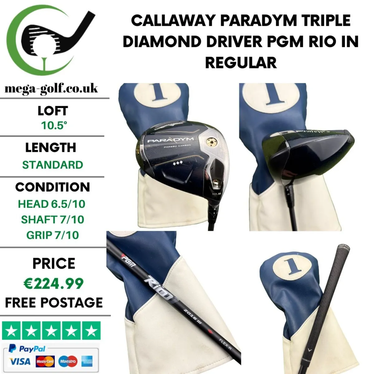 Callaway Paradym Triple Diamond Driver / 10.5° - Image 1