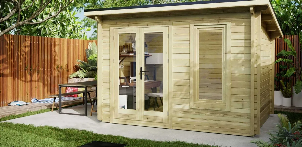 Avoca Log Cabin 3.4m x 2.5m - Image 1