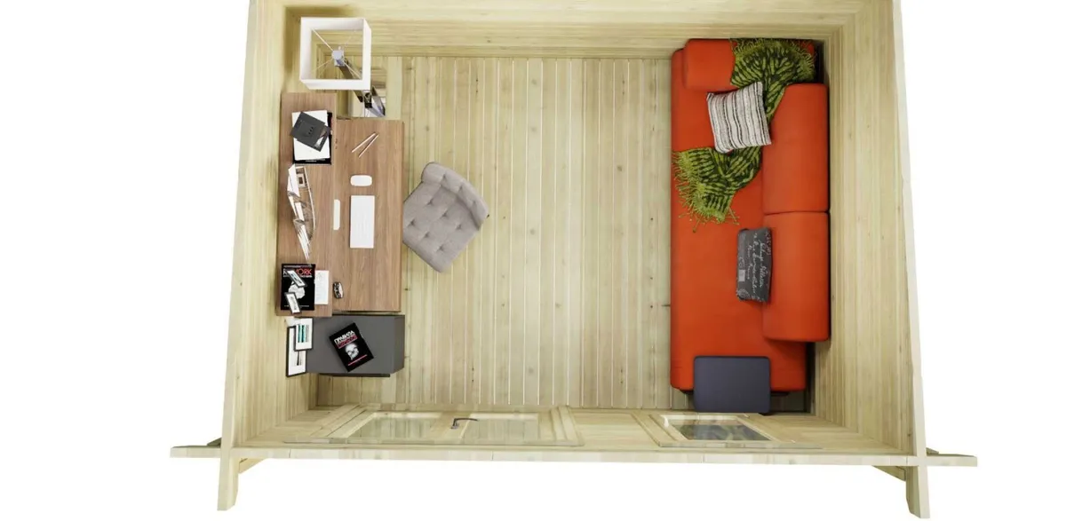 Avoca Log Cabin 3.4m x 2.5m - Image 2
