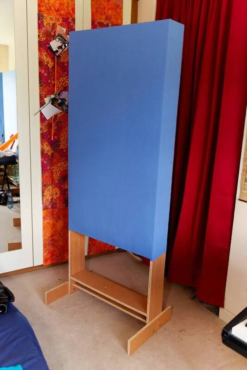 5x Premium Studio Acoustic Panels / Freestanding Gobos & Bass Traps (Camira Fabric / Non-Toxic Wood Fiber) - Image 2