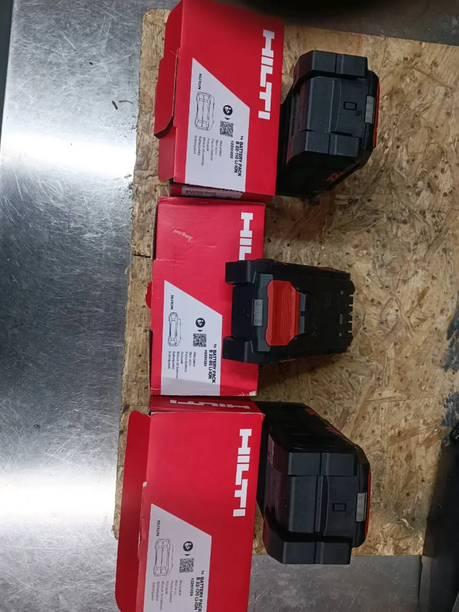 Hilti nuron batteries. Brand new