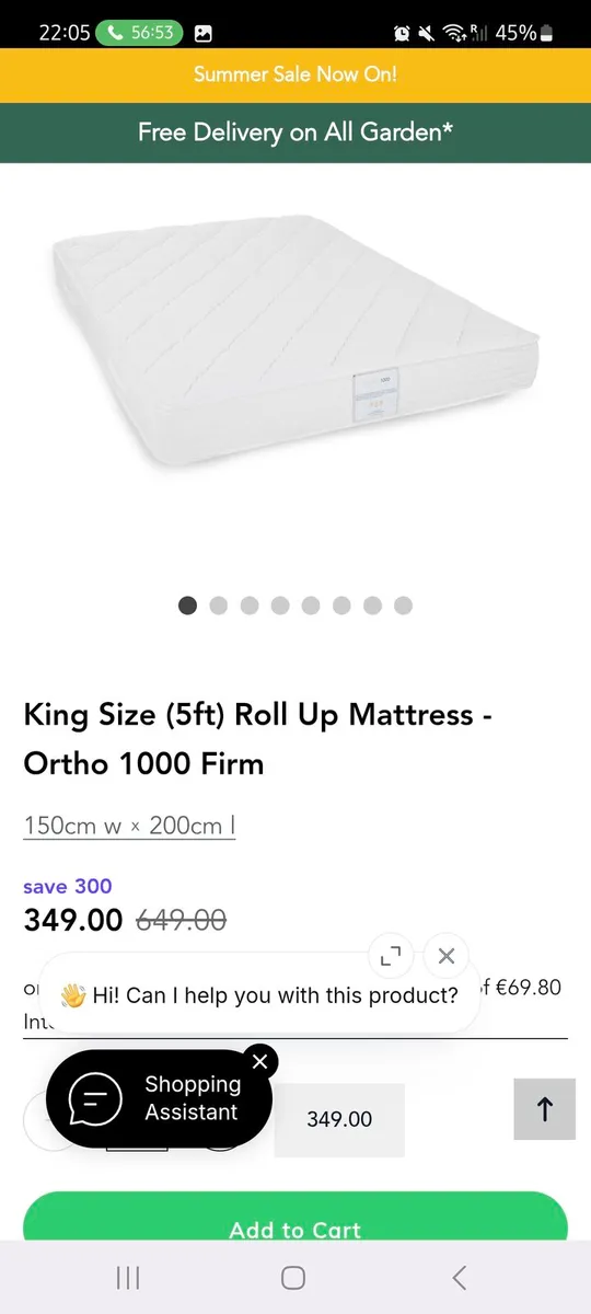 King size bed - Image 4
