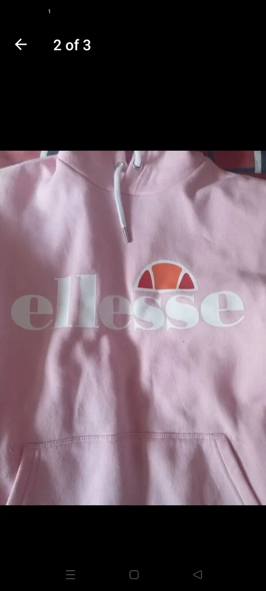 Ladies pink ellesee hoody size 10 - Image 2