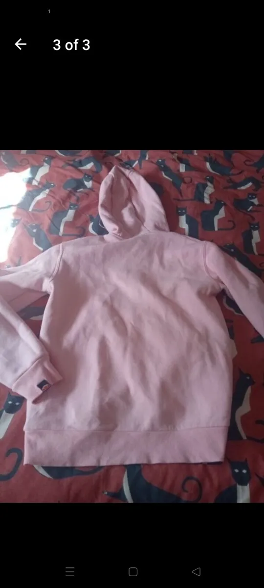 Ladies pink ellesee hoody size 10 - Image 3
