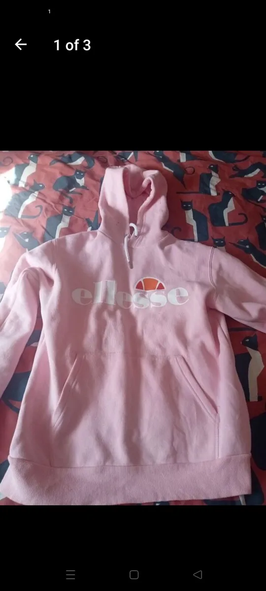 Ladies pink ellesee hoody size 10 - Image 1