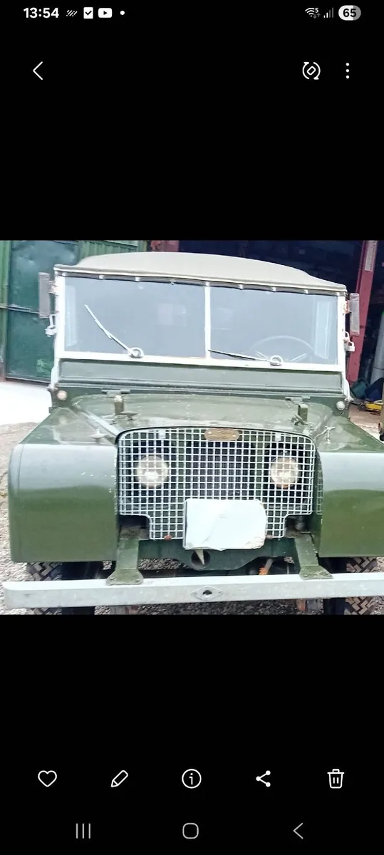 1949 EARLY LANDROVER MK1 80" - Image 1