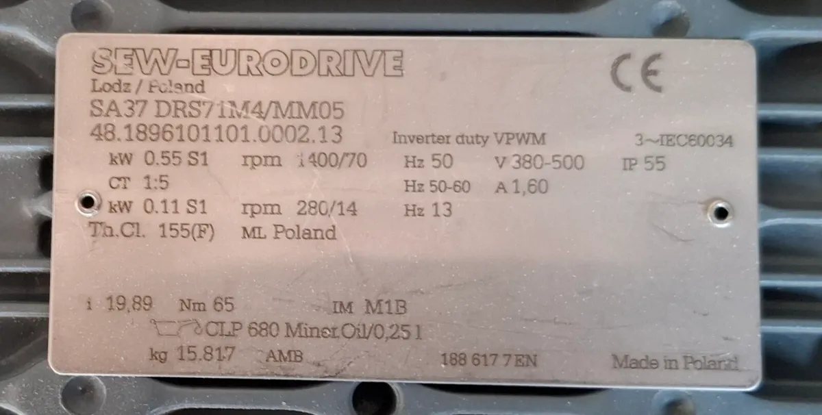 SEW- Eurodrive Gear Motors - Image 3