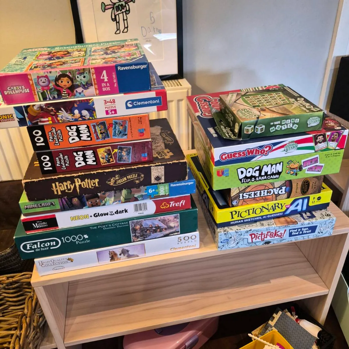 Selection of family board games and jigsaws - Image 1