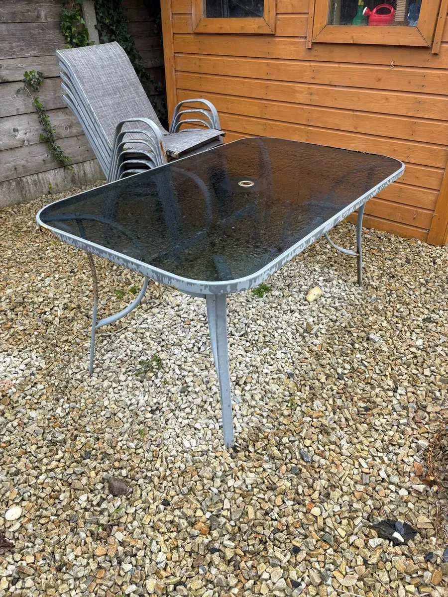 Garden Table & Chairs - Image 1