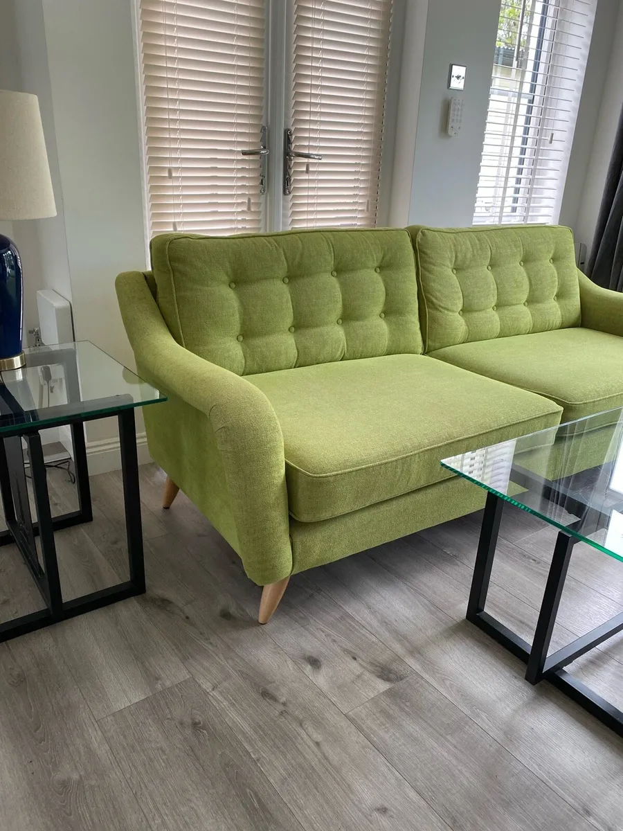 Stylish Glass Coffee Table and matching side Table - Image 1