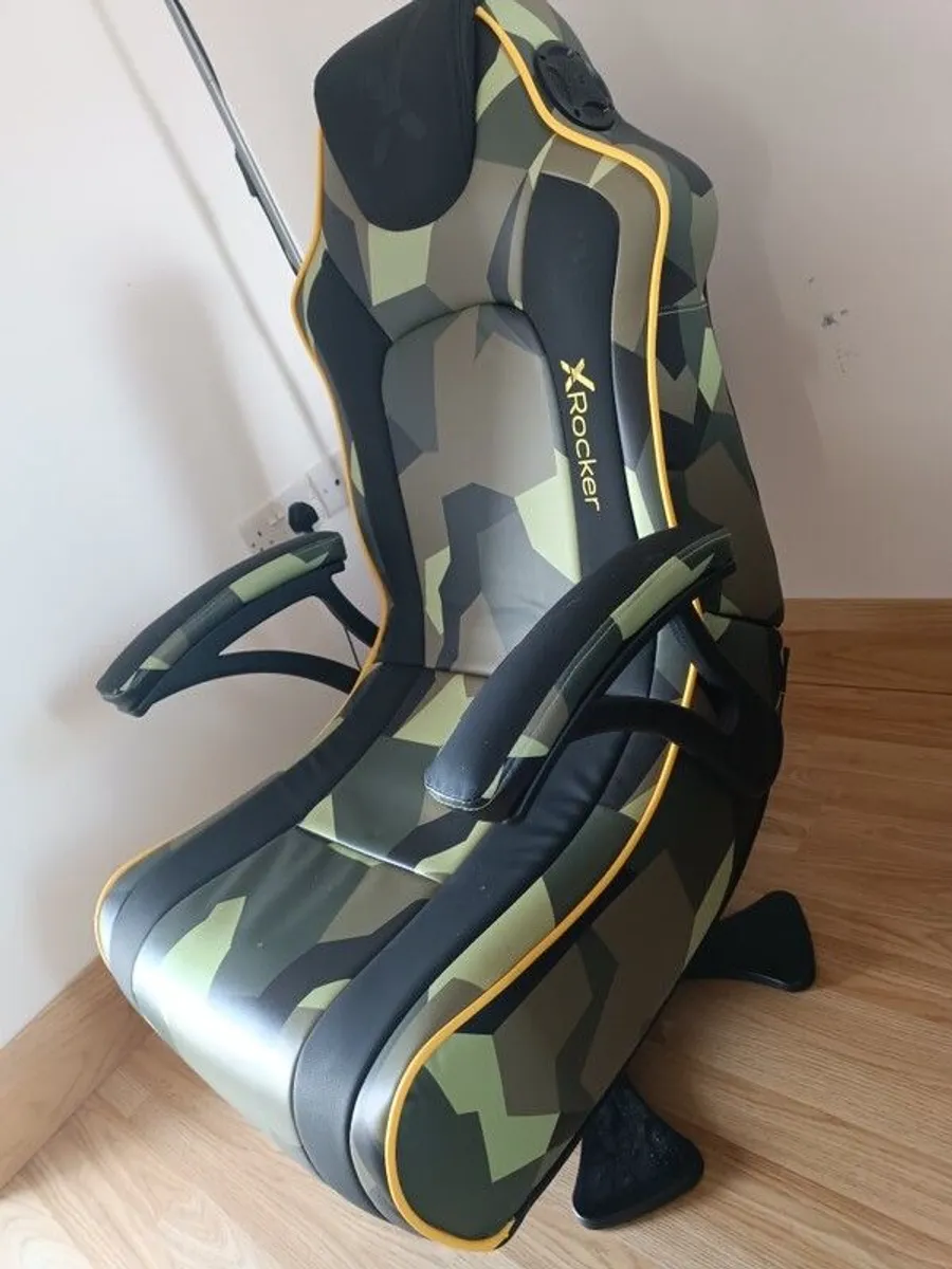 X Rocker Gaming Chair - X Rocker Covert Ops Bluetooth Gaming Chair - Image 2