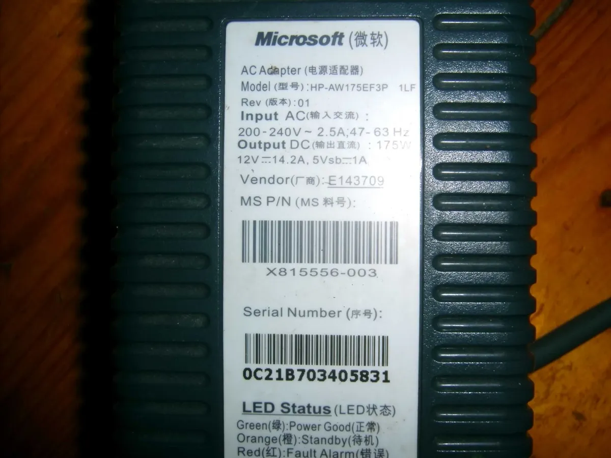 X Box 360 power cable - Image 3