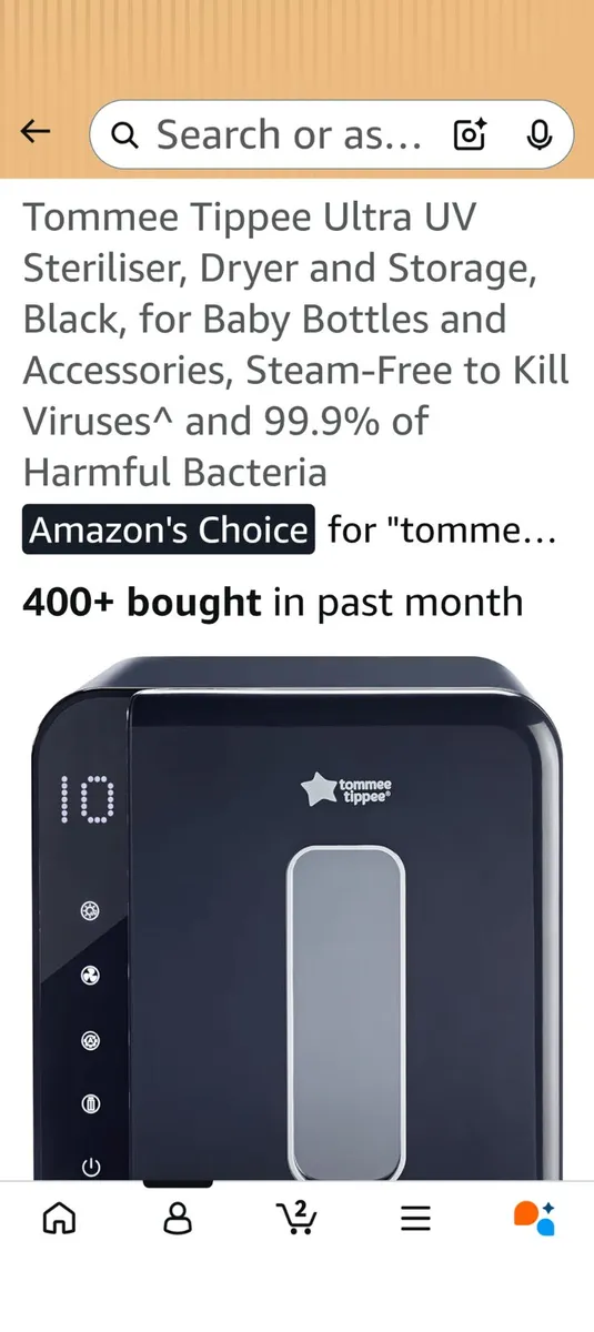 Tommee tippee uv sterilizer - Image 1