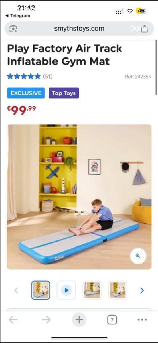 Gymnastics mat inflatable - Image 3