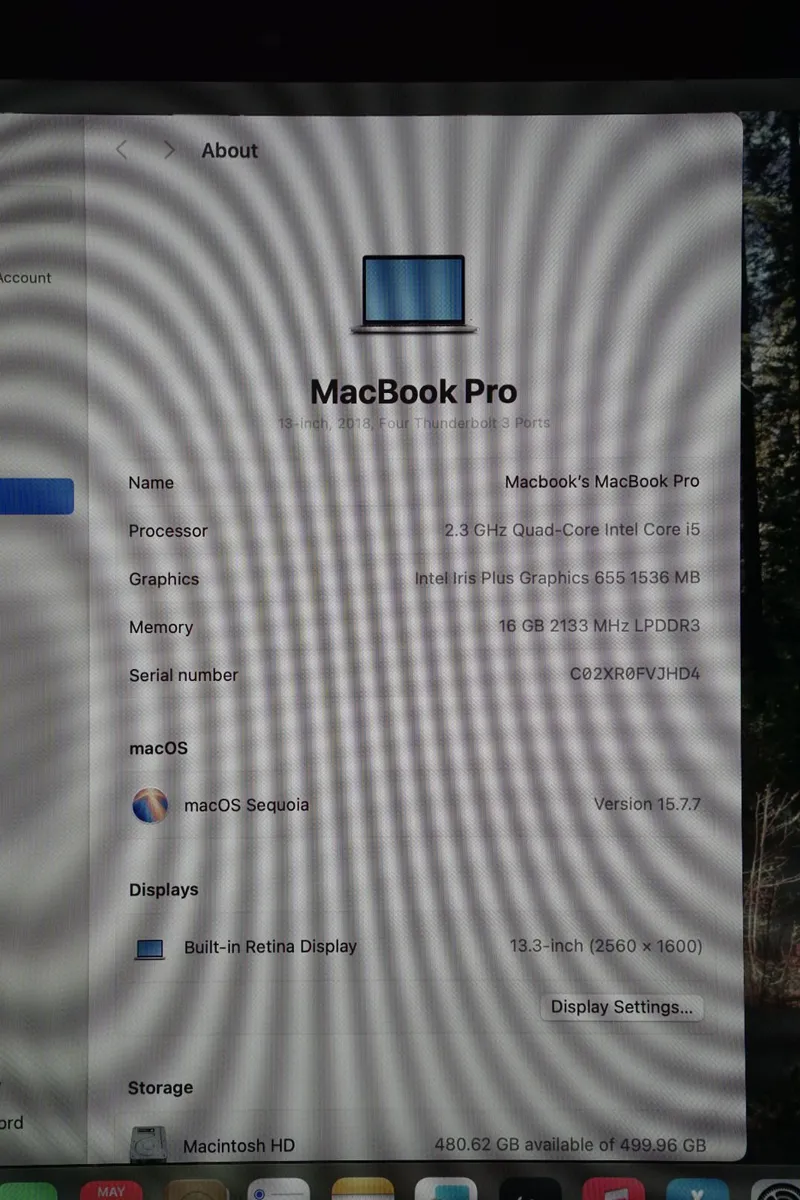 Apple MacBook Pro 13" (2018) | i5 2.3GHz | 16GB | - Image 2