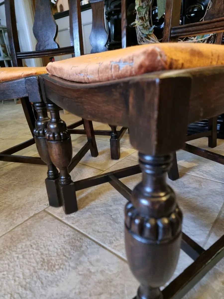 Beautiful Antique Teak Chairs x 4...€295 - Image 4