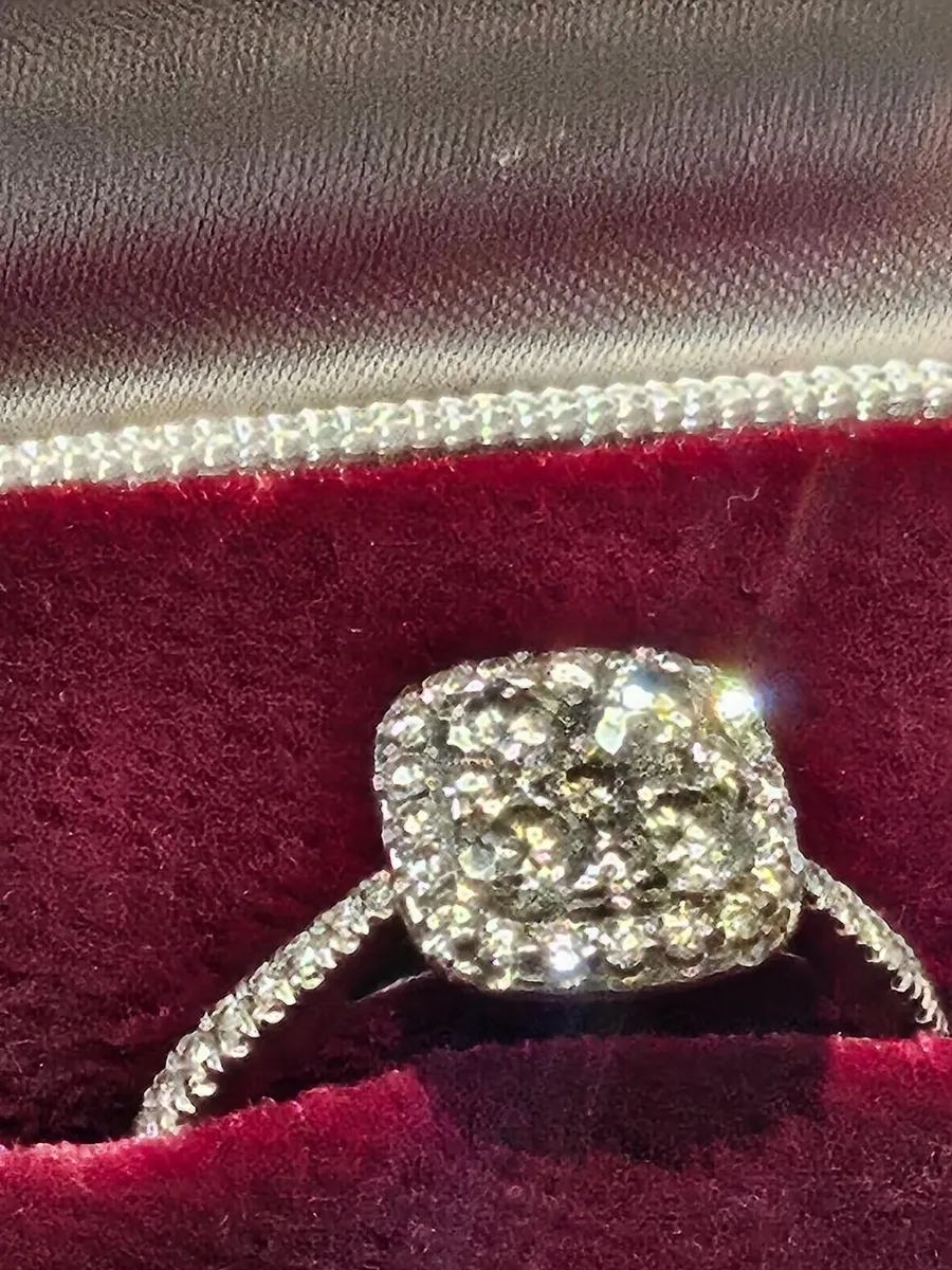 Gold diamond ring - Image 2