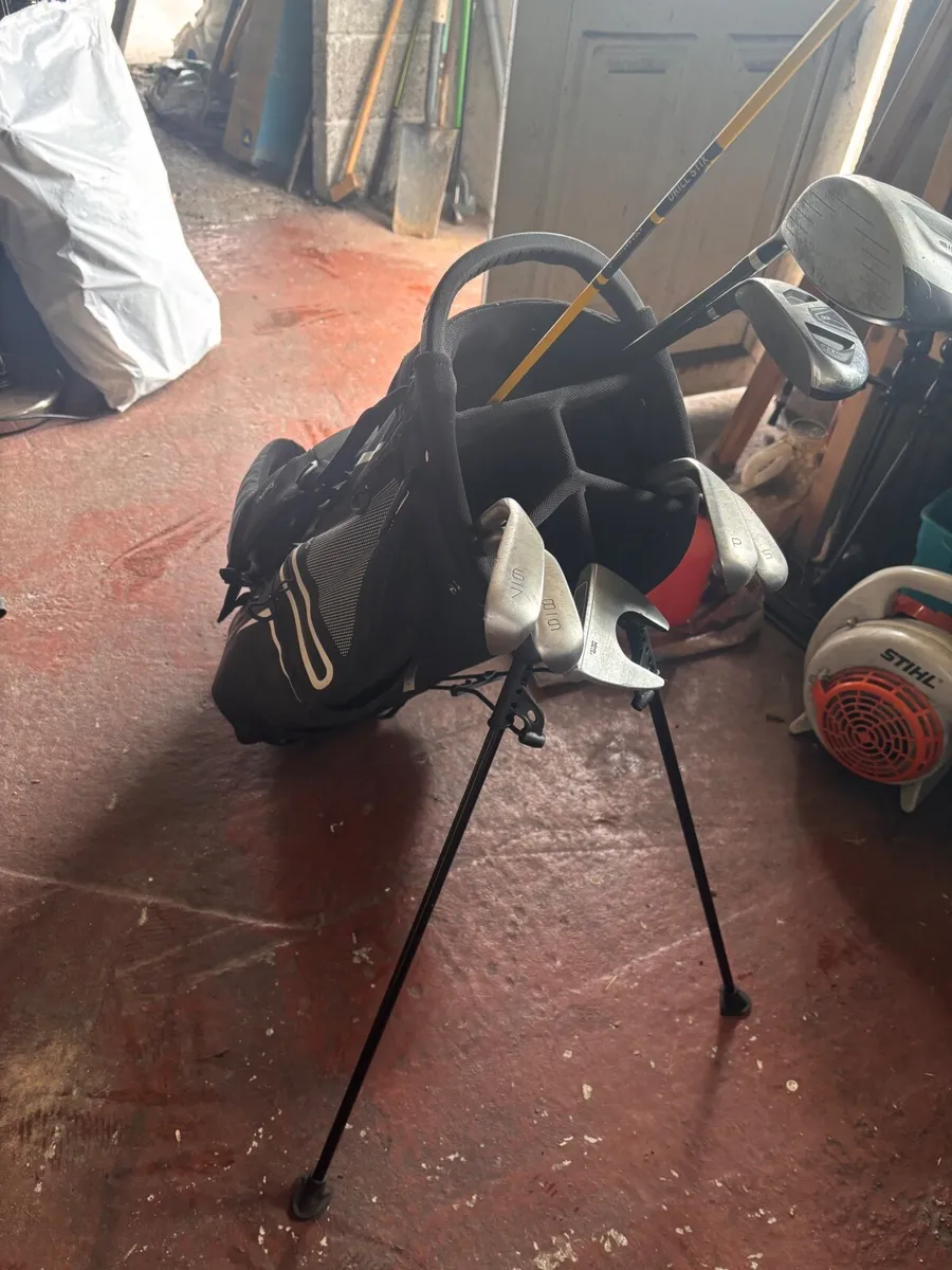 Inesis 7 club Stand Bag and clubs - Image 1