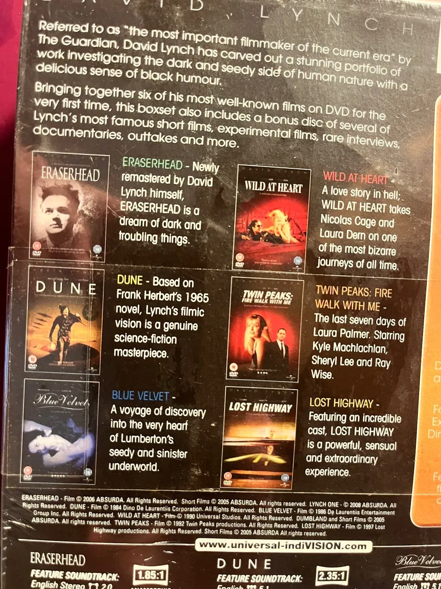 DVD Box set David Lynch - Image 2