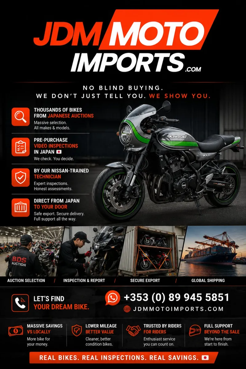 Motorcycle Imports From Japan 🇯🇵 Save €€€ - Image 1