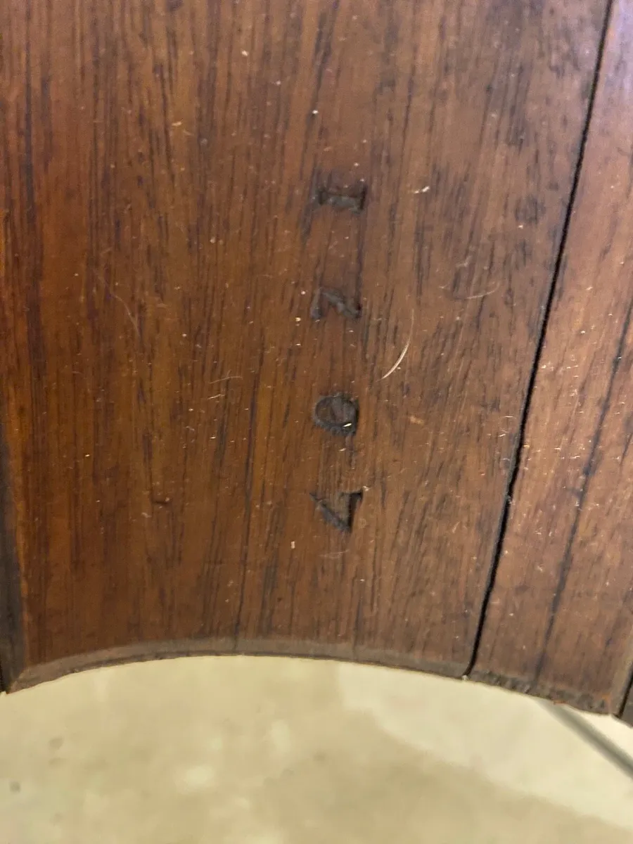 Mid 1700 Irish Rise & Fall Chavel Mirror - Image 4