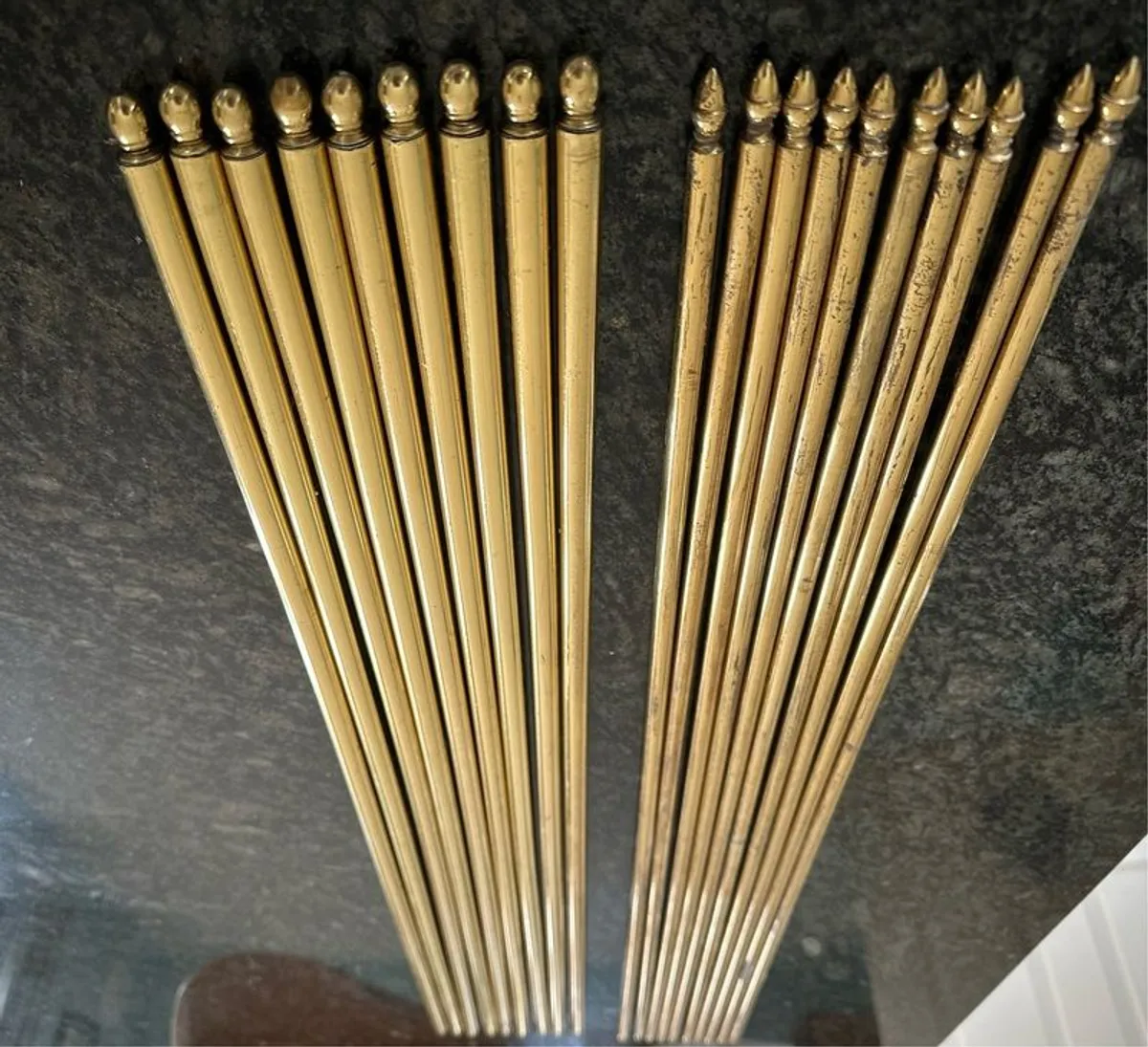 19 Stair rods (Brass) - Image 2