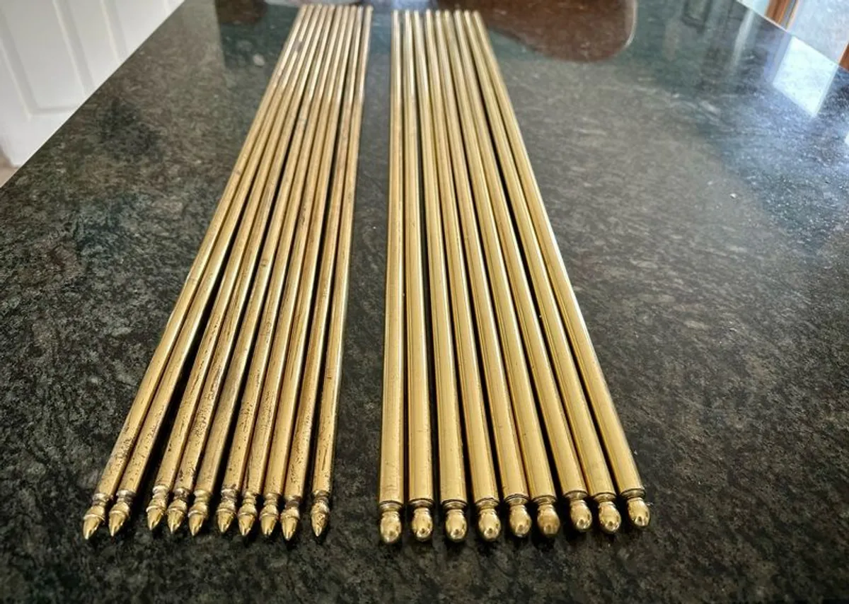 19 Stair rods (Brass) - Image 3