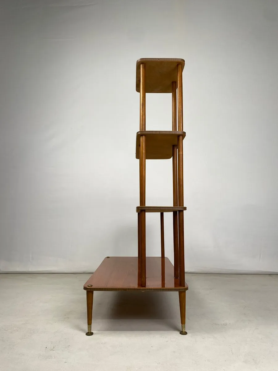 Rare Mid Century Open Shelved Bookcase - Image 4