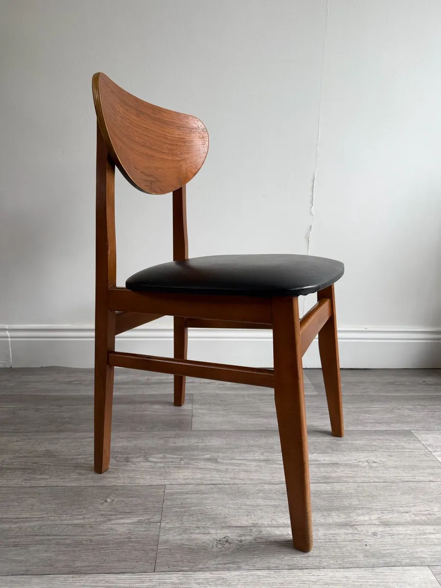 Mid Century Dining Chairs x 4 - Image 3