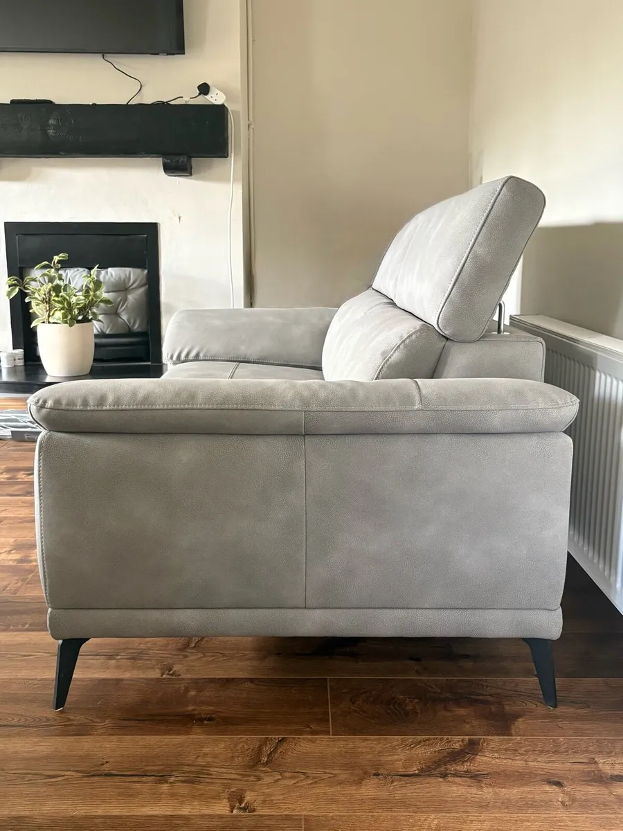 Preston Grey 2 Seater Sofa - Image 2