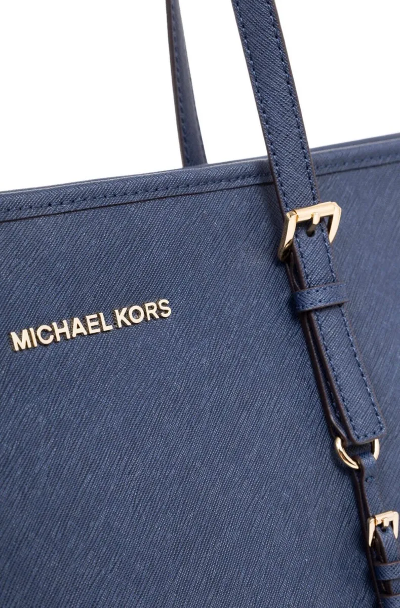 Brand New Michael Kors Jet Set Travel Tote (Navy) - Image 1