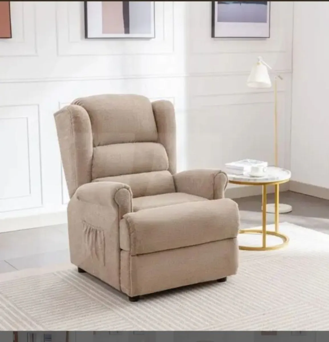 Ember Fireside Chairs Oatmeal - Image 1