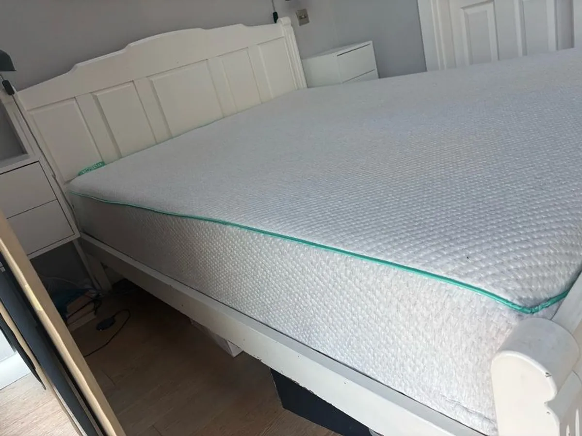 king size bed and mattress - Image 2